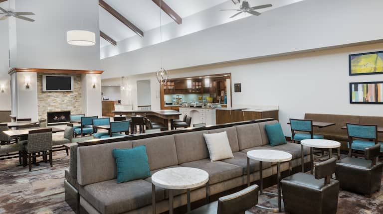 Lobby area with comfortable seating