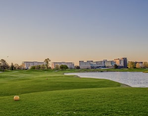 Vista de un campo de golf 