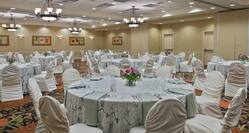 Ballroom Setup with Round Tables for Special Event