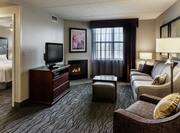 Guestroom Suite with Living Room Fireplace