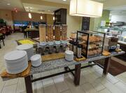 View of Breakfast Buffet Area with Cereals