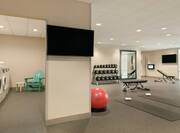 Fitness Center with bench