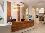 Reception Desk With Agent