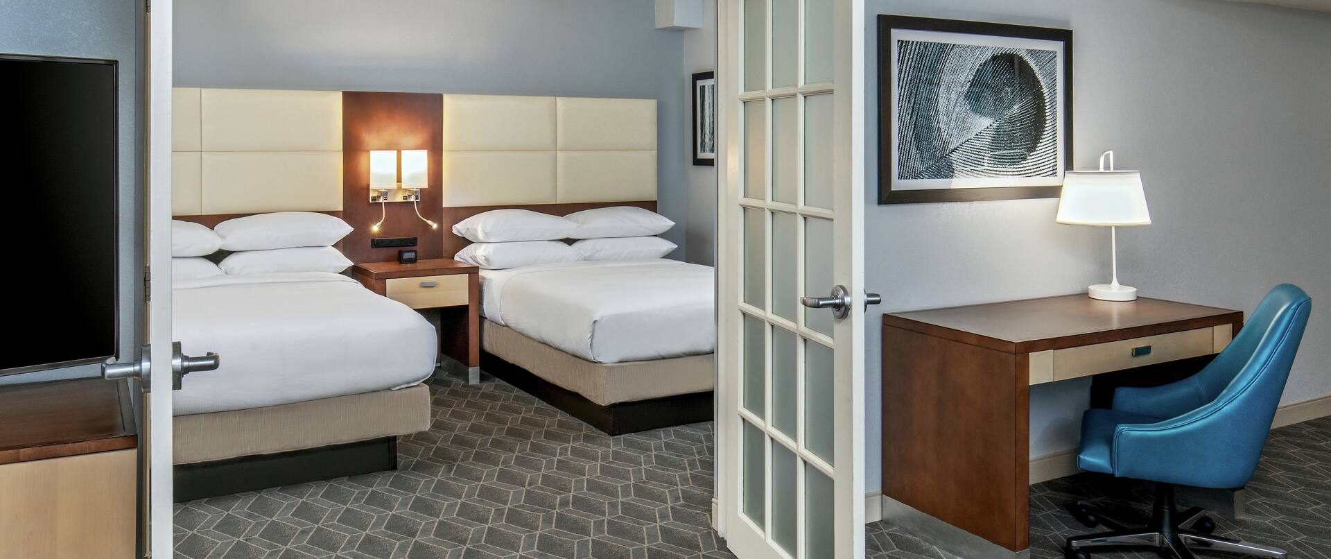 Double Double Two Room Guestroom Suite
