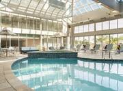 Come take a dip in our indoor pool.