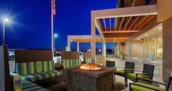 Home2 Suites by Hilton Baltimore / Aberdeen Hotel, MD - Front Patio, Evening 