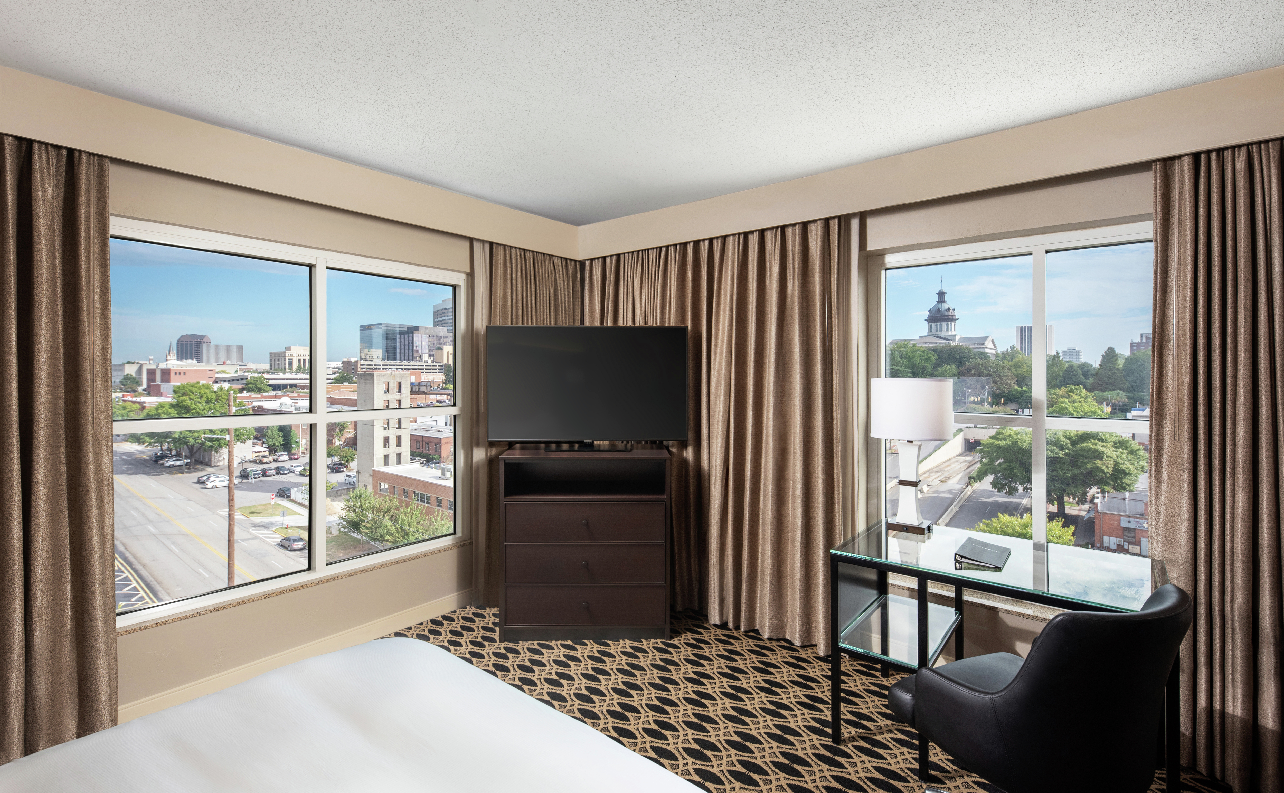 HDTV and City View from King Junior Suite