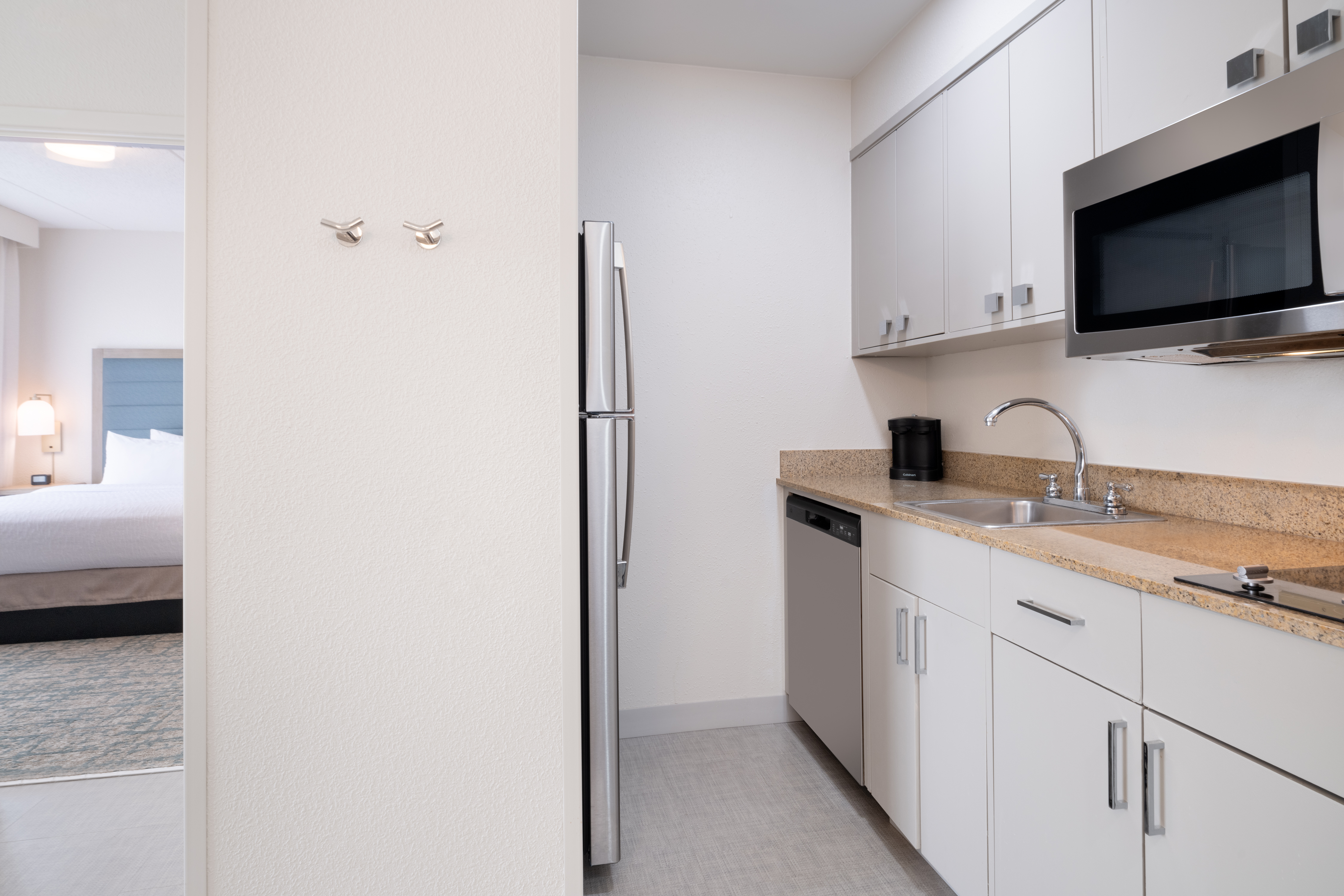 Enjoy amenities like our in-room kitchens