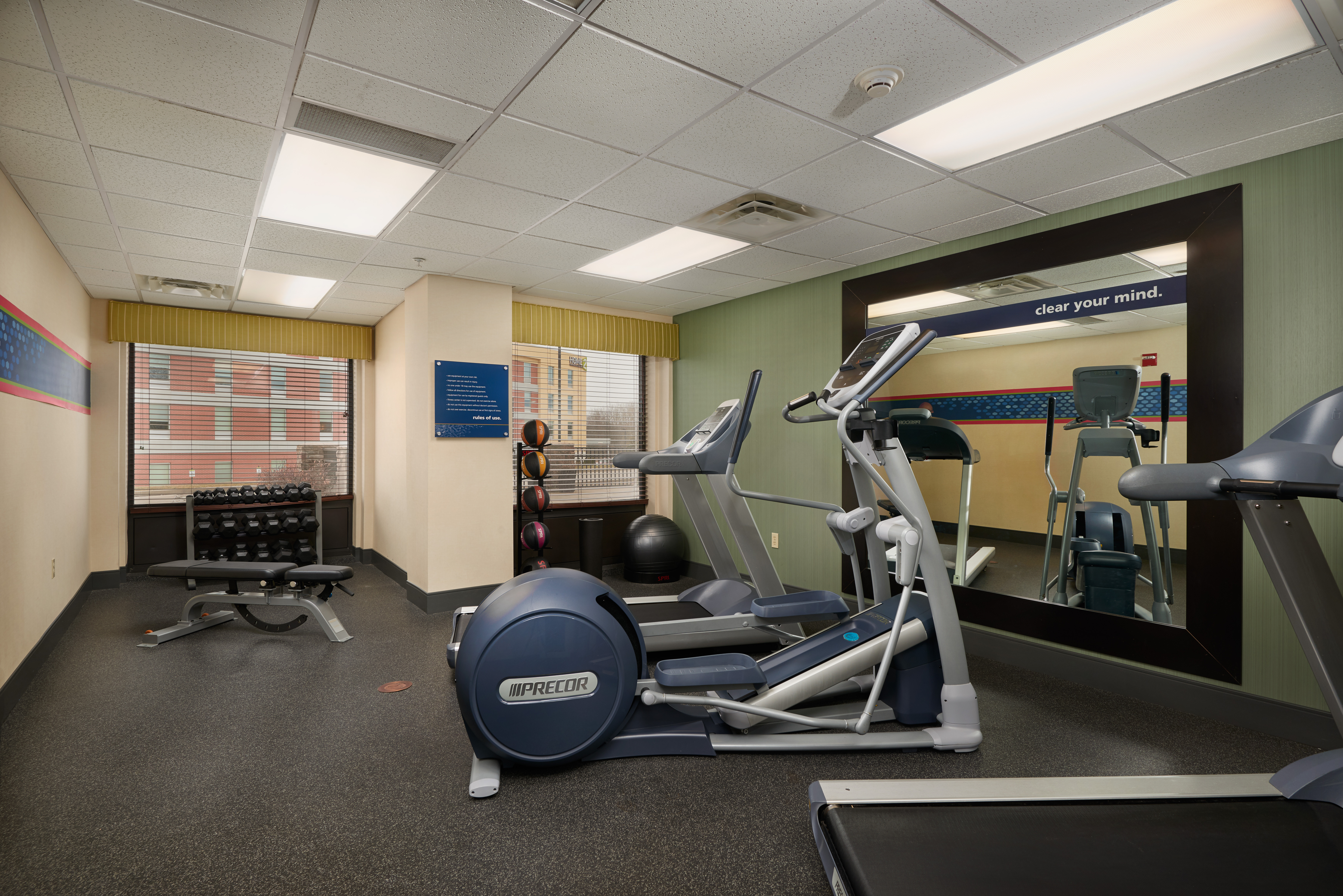 Fitness Center with Precor Fitness Equipment