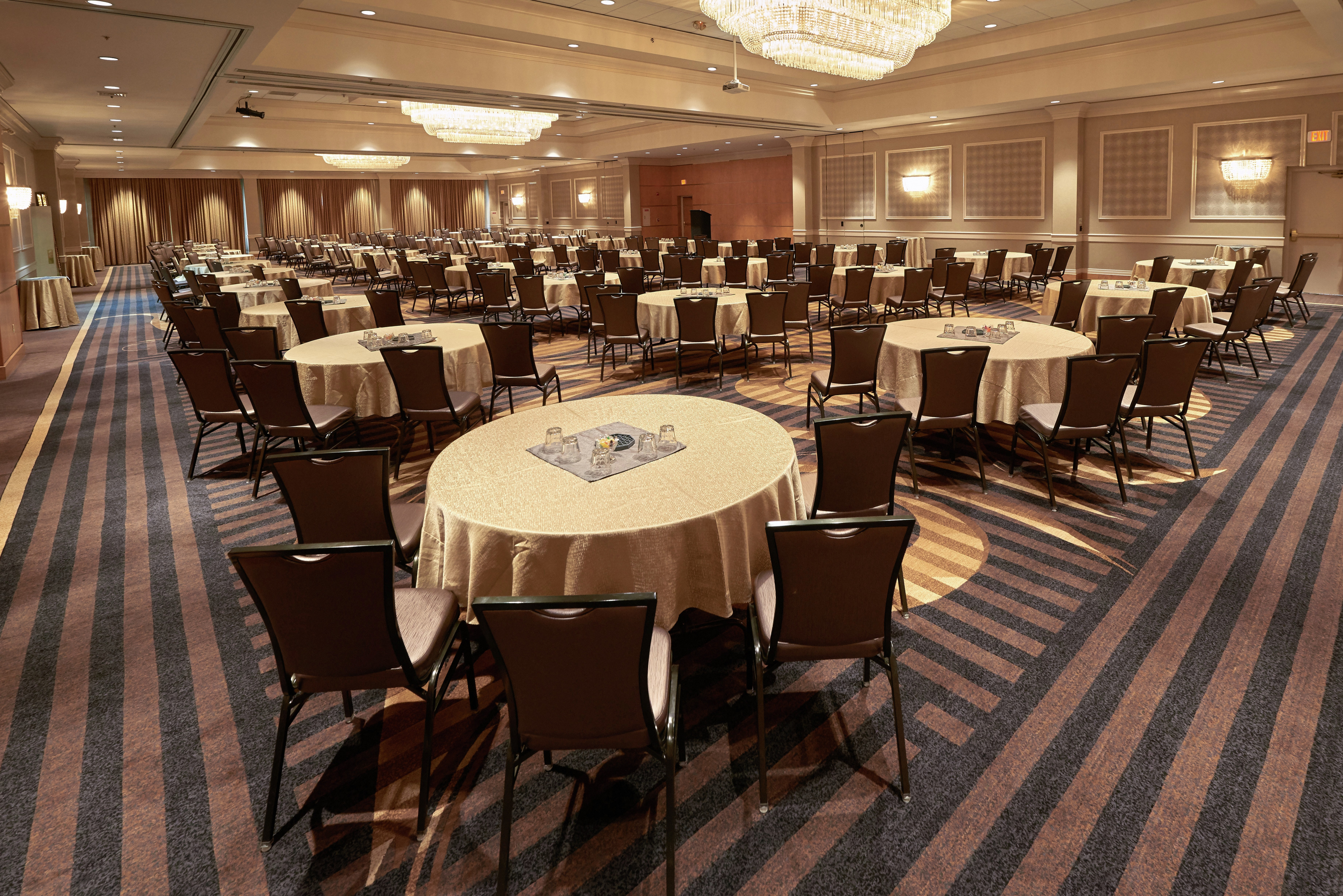 Grand Ballroom with round tables