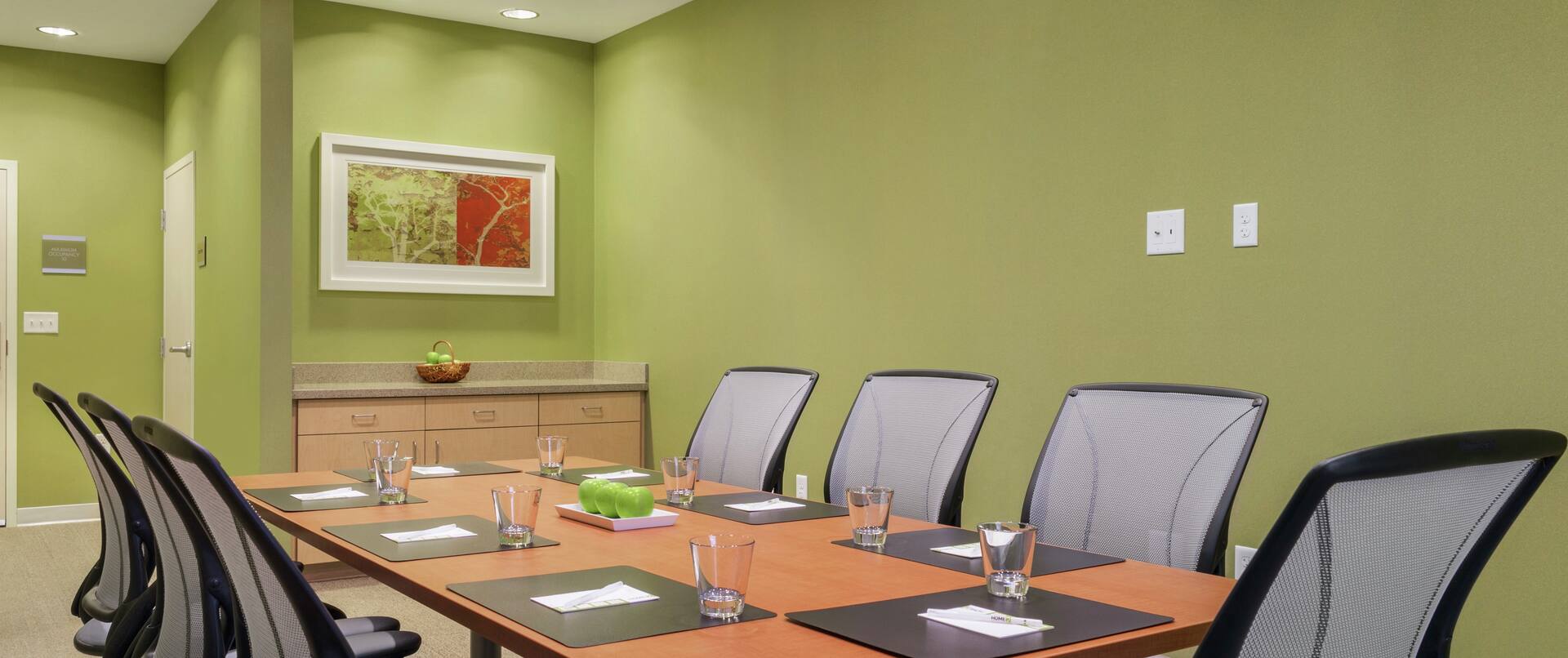Conference Table and Chairs in Meeting Room