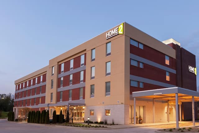 Hotel Exterior at Dusk