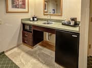 Accessible King Suite Wet Bar Area