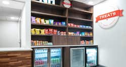 Treats Shop with Snacks and Cold Drinks