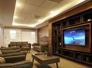Lobby Seating with Television 