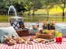 outdoor picnic spread