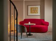 Red Sofa in Junior Suite 