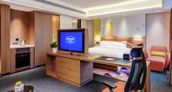 Suite with Television and Work Desk