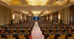 Hilton Zhengzhou Hotel, China - Grand Ballroom Classroom-Style Set Up