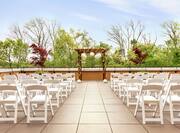 Outdoor Terrace - Wedding Ceremony