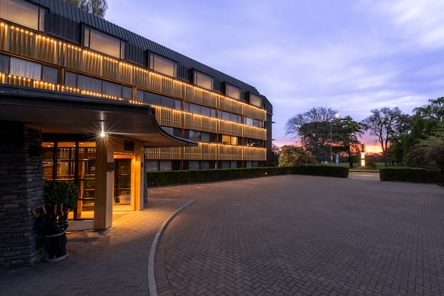 Hotel exterior with entrance