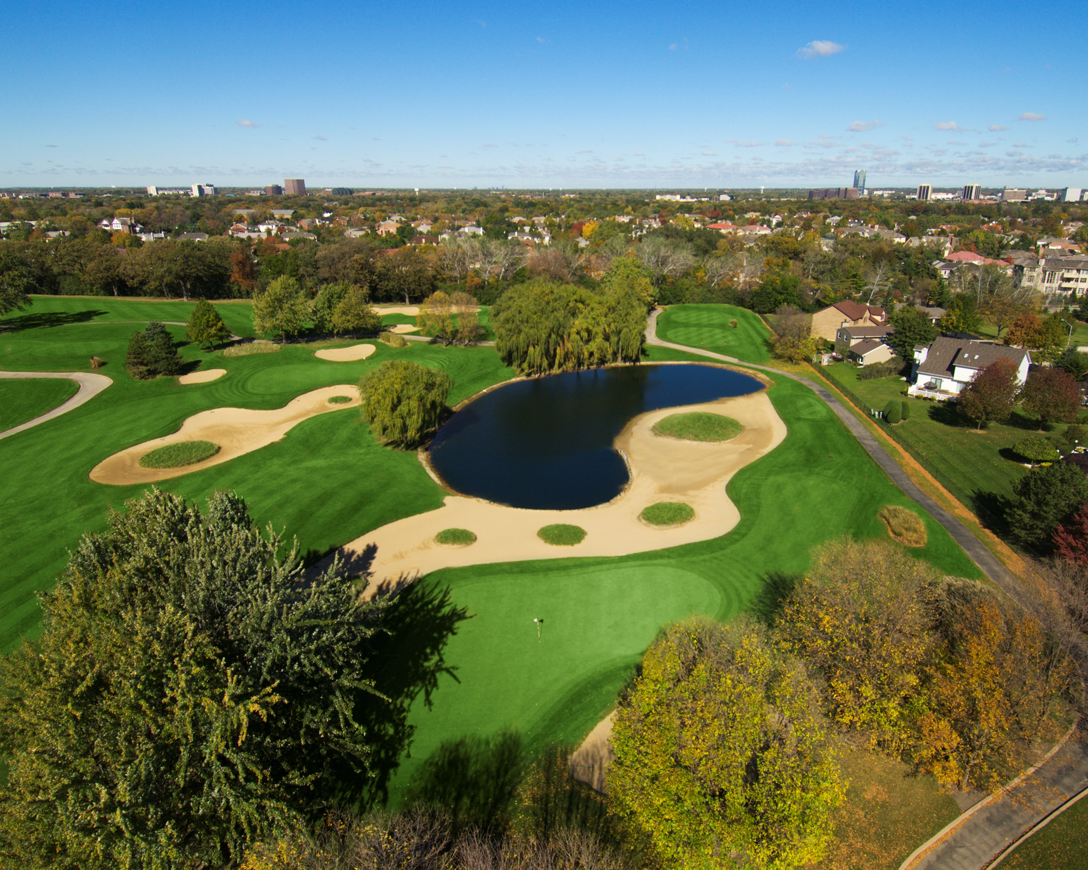Aerial View of Golf Course