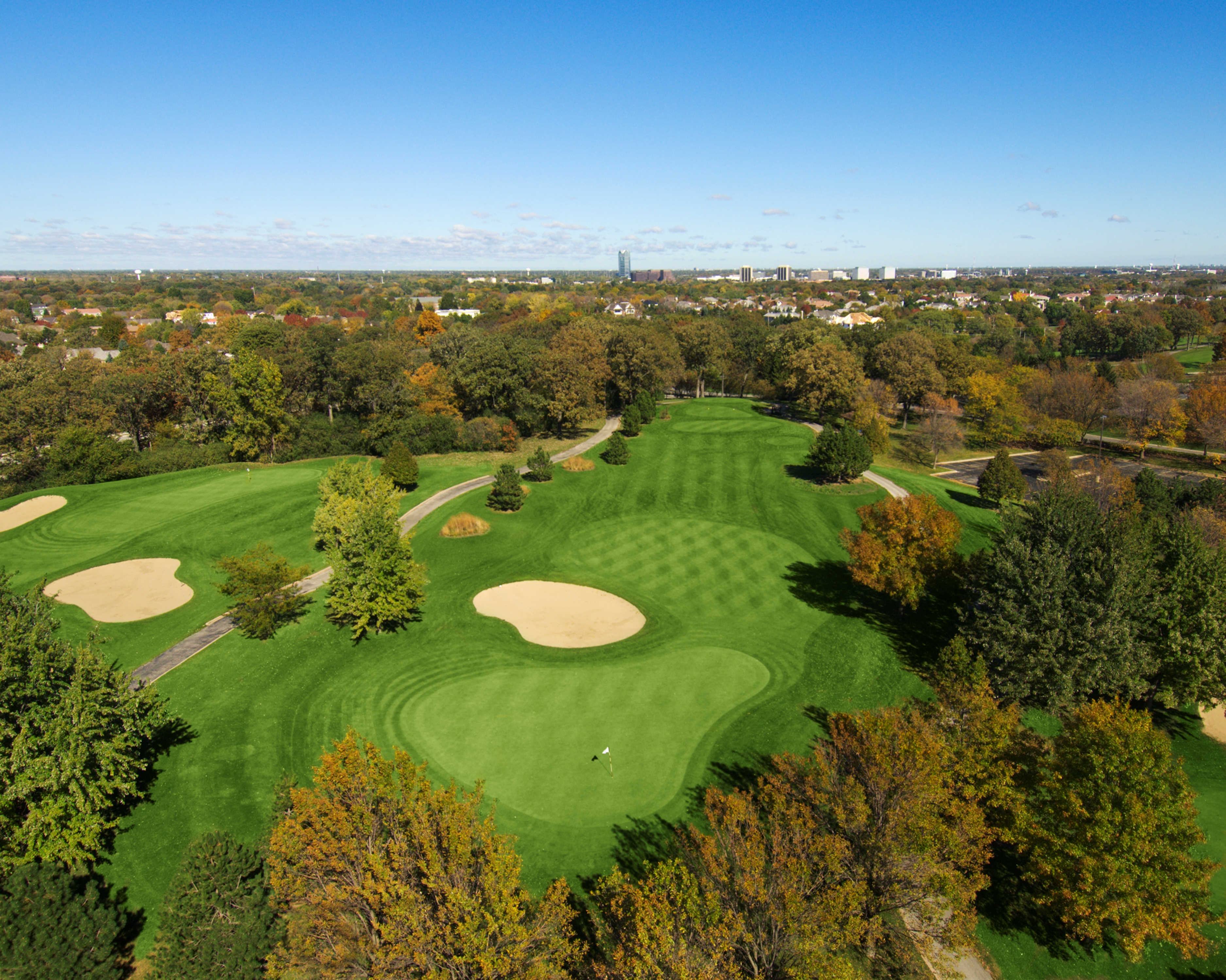 Aerial View of Willow Crest Golf Course
