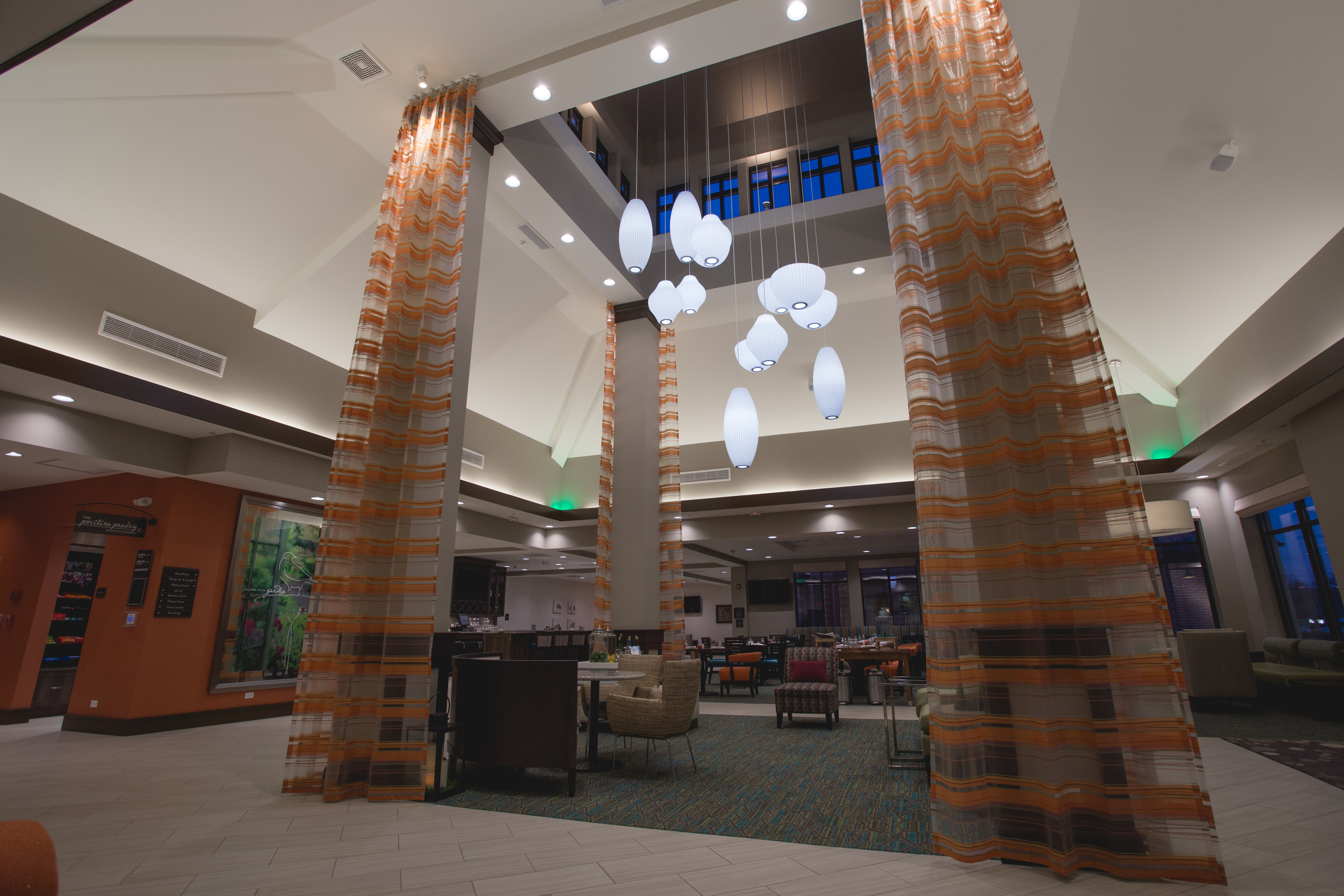 Spacious Hotel Lobby 
