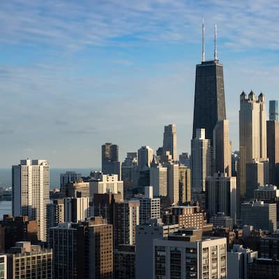 The Sears Tower and other Large Buildings in Chicago