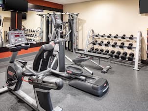Fitness Center with Elliptical Machines, Treadmills, and Weights