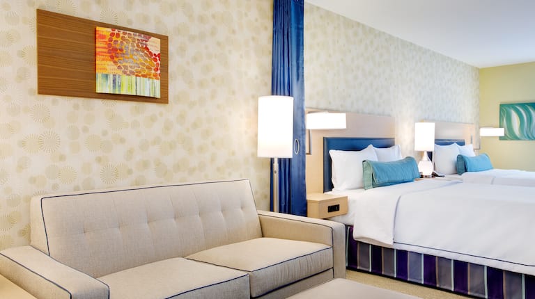 Home2 Suites by Hilton Chicago Schaumburg Hotel, IL - 2 Queen Studio Seating