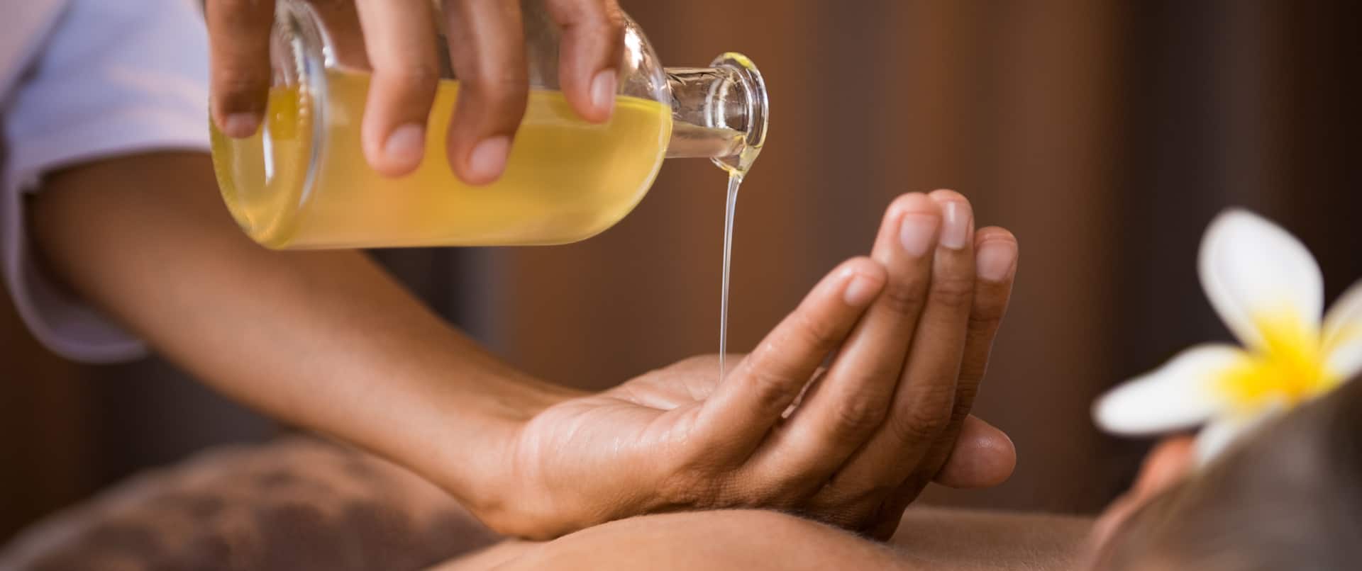 Oil Massage at the Spa