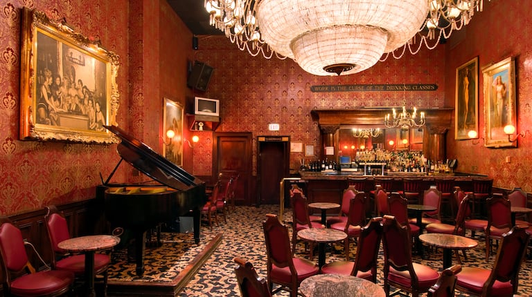 Bar & Lounge With A Piano 