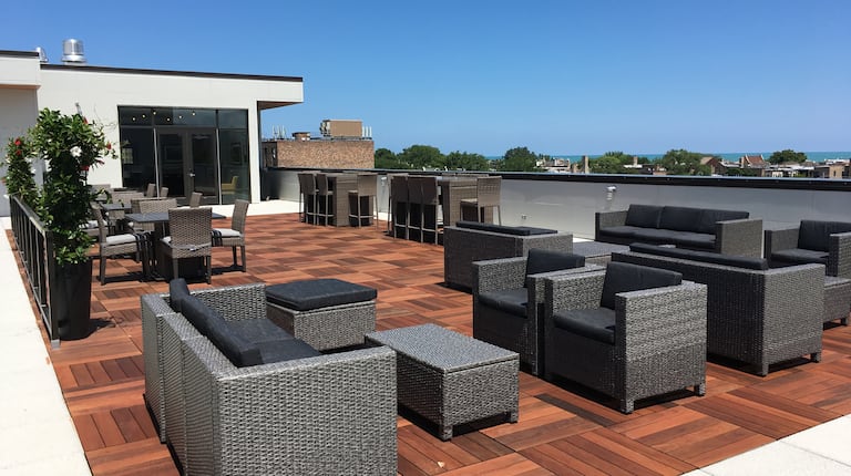 Roof Top Terrace with Outdoor Furniture