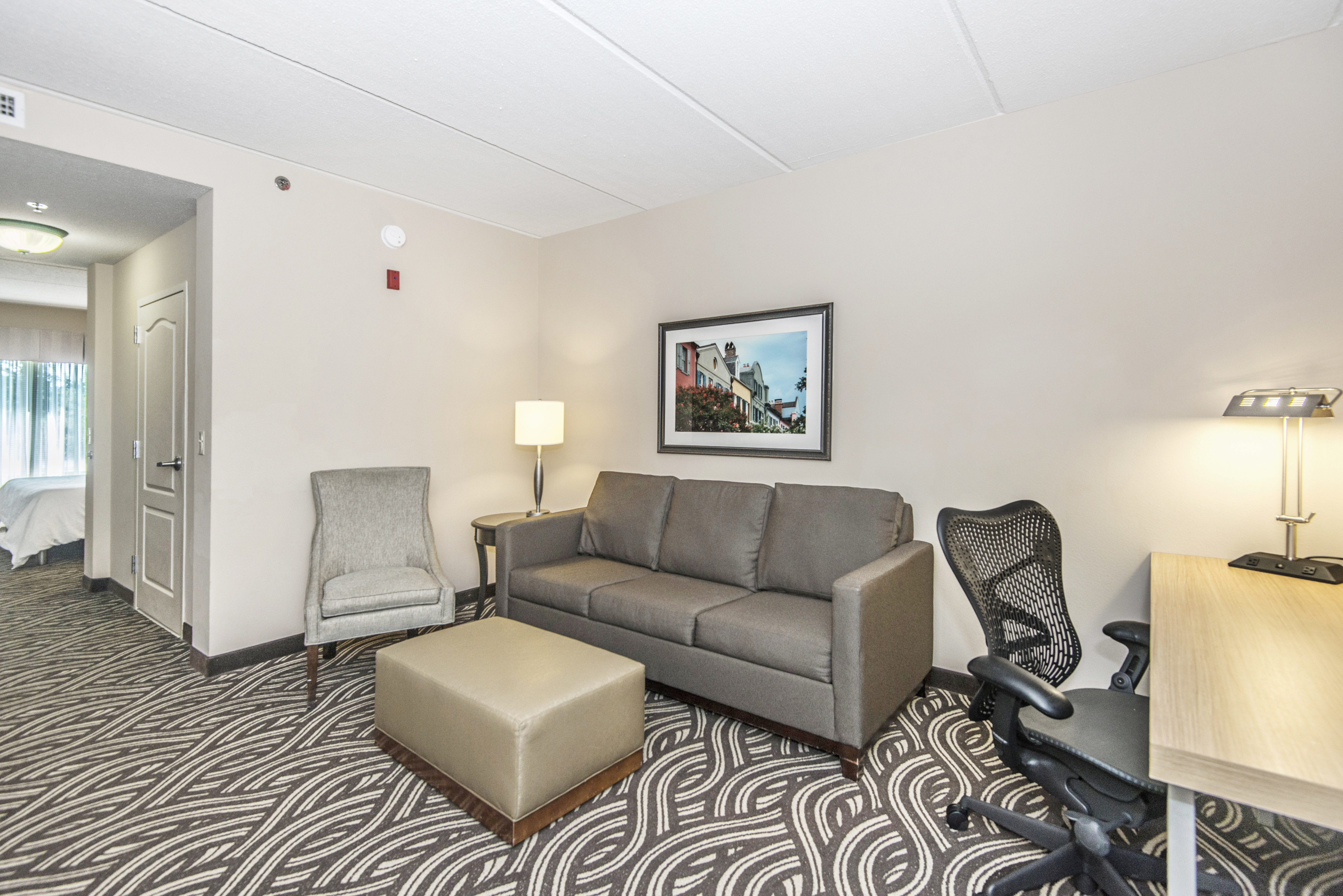 guest suite lounge area