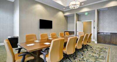 Boardroom with Wall Mounted TV