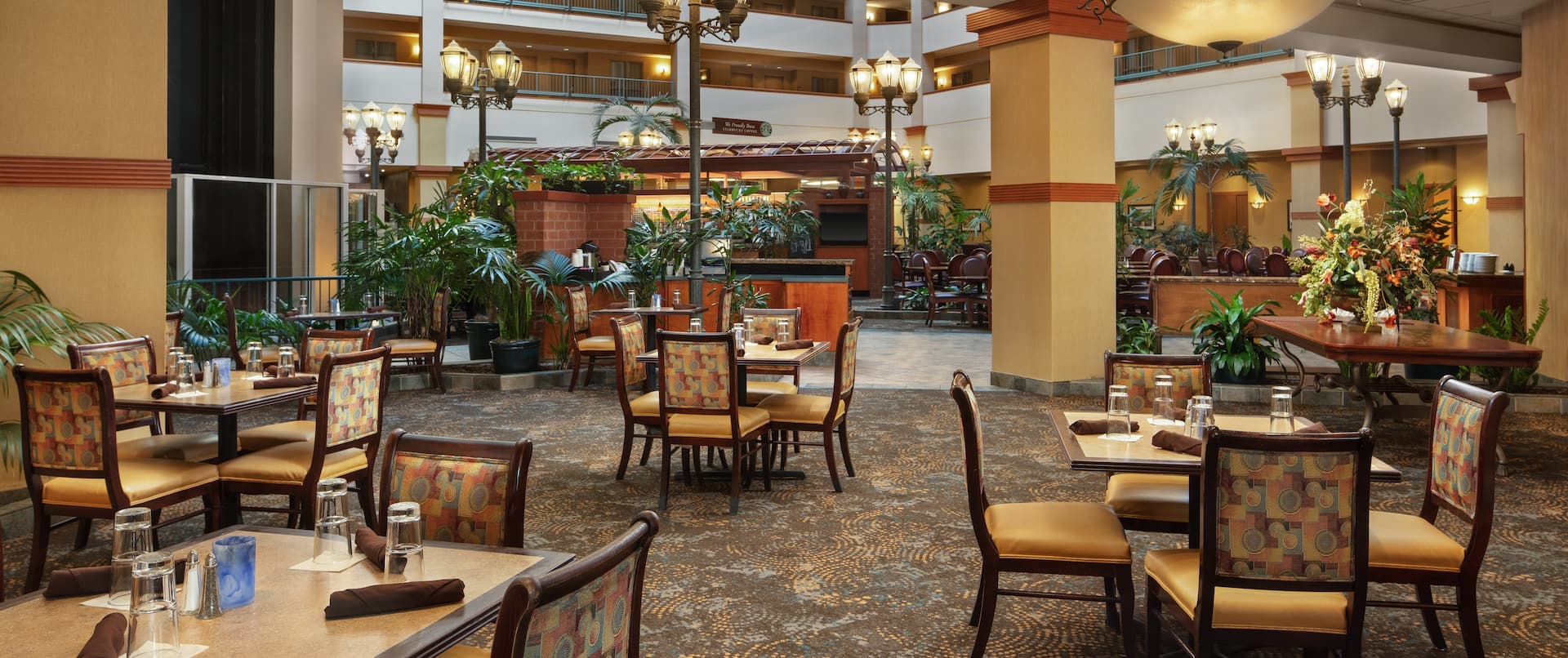 The Palmtree Grille Dining Area