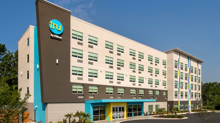 Hotel exterior with entrance