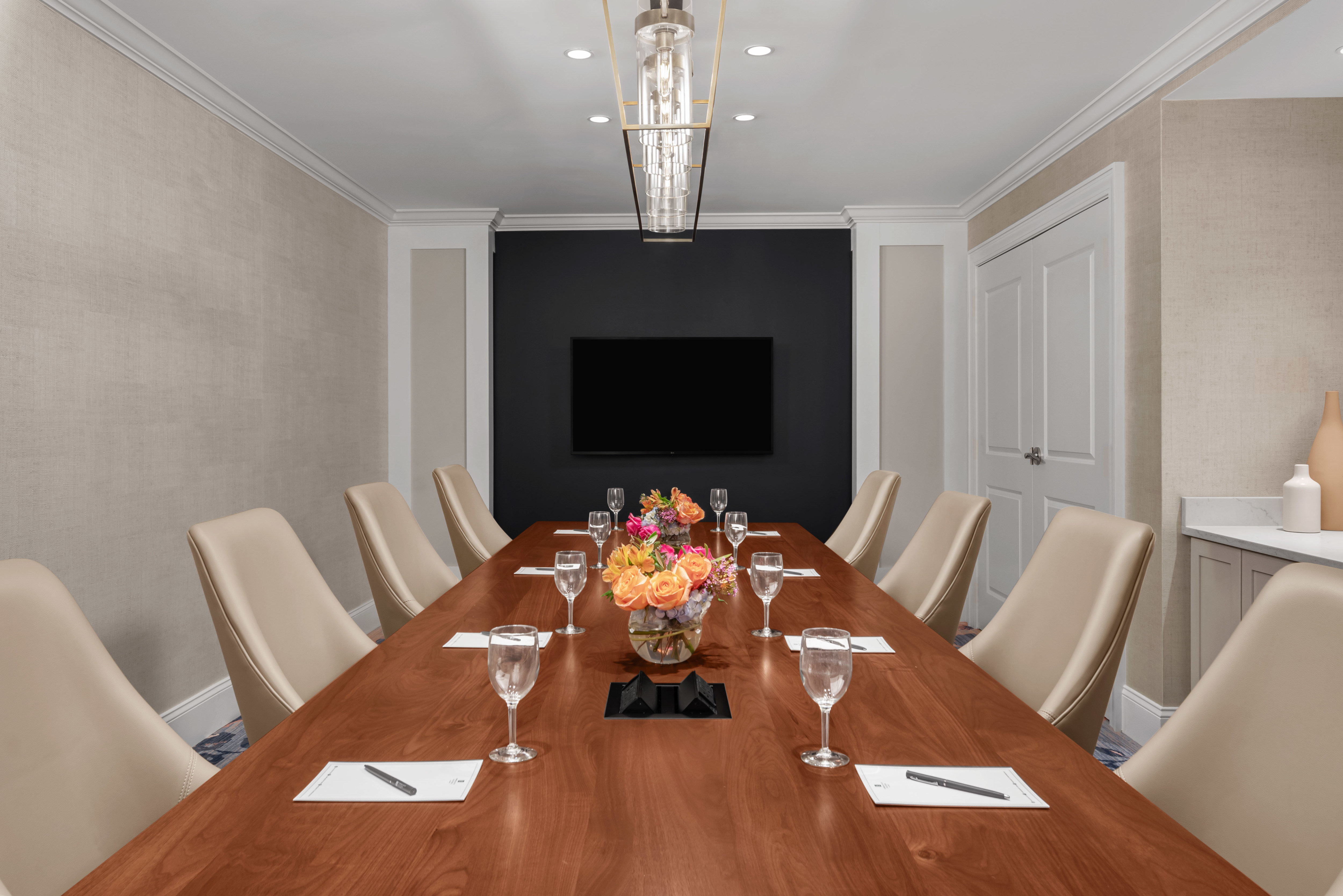 Cooper Executive Boardroom with long table and chairs