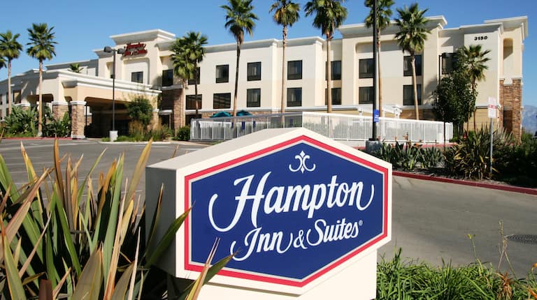 Hotel Exterior and Sign