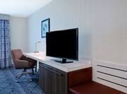Work Desk and HDTV in Guest Room