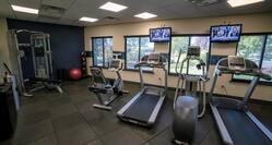 Fitness Center with Two Televisions