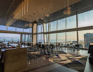 Bar 32 Dining Area with City View