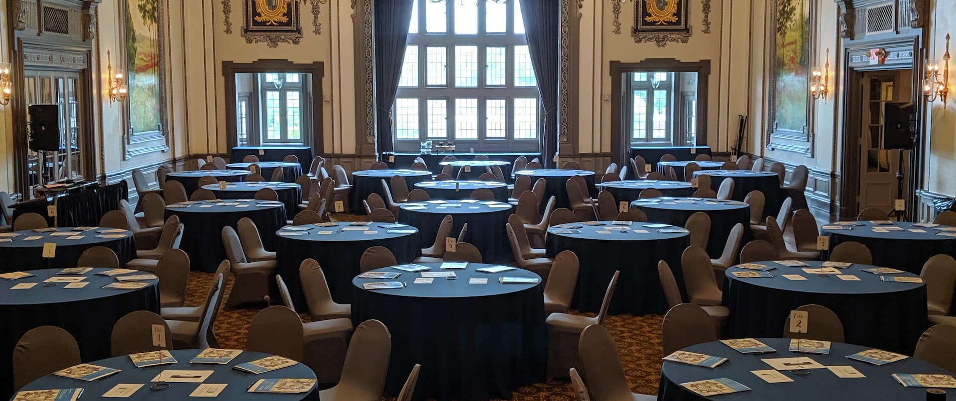 Crystal Ballroom with Round Tables