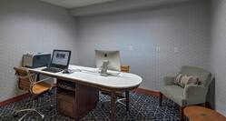 Business Center with Personal Computer Stations