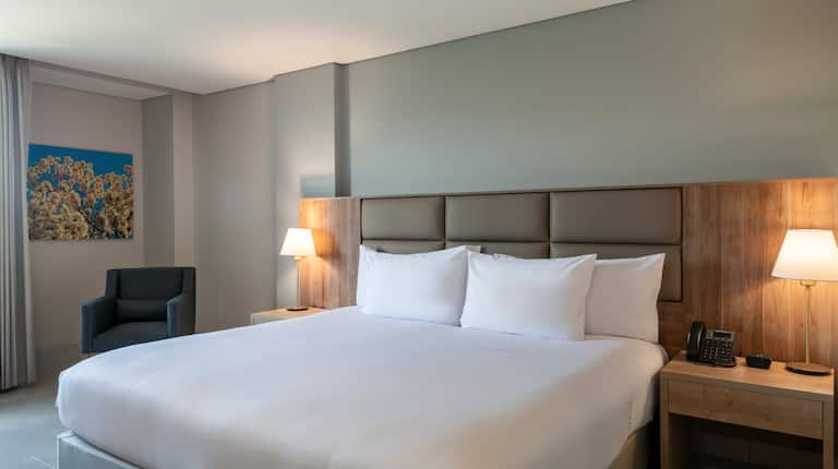 Large Bed in a Guest Room