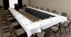 Meeting Room With Seating for 15 at U-Shaped Table and Podium
