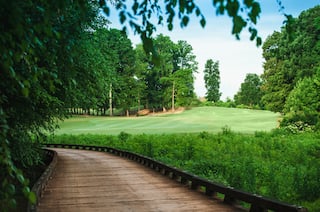 Rocky River golf course bridge