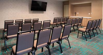 Meeting room with chairs