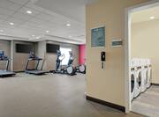 fitness center and laundry room